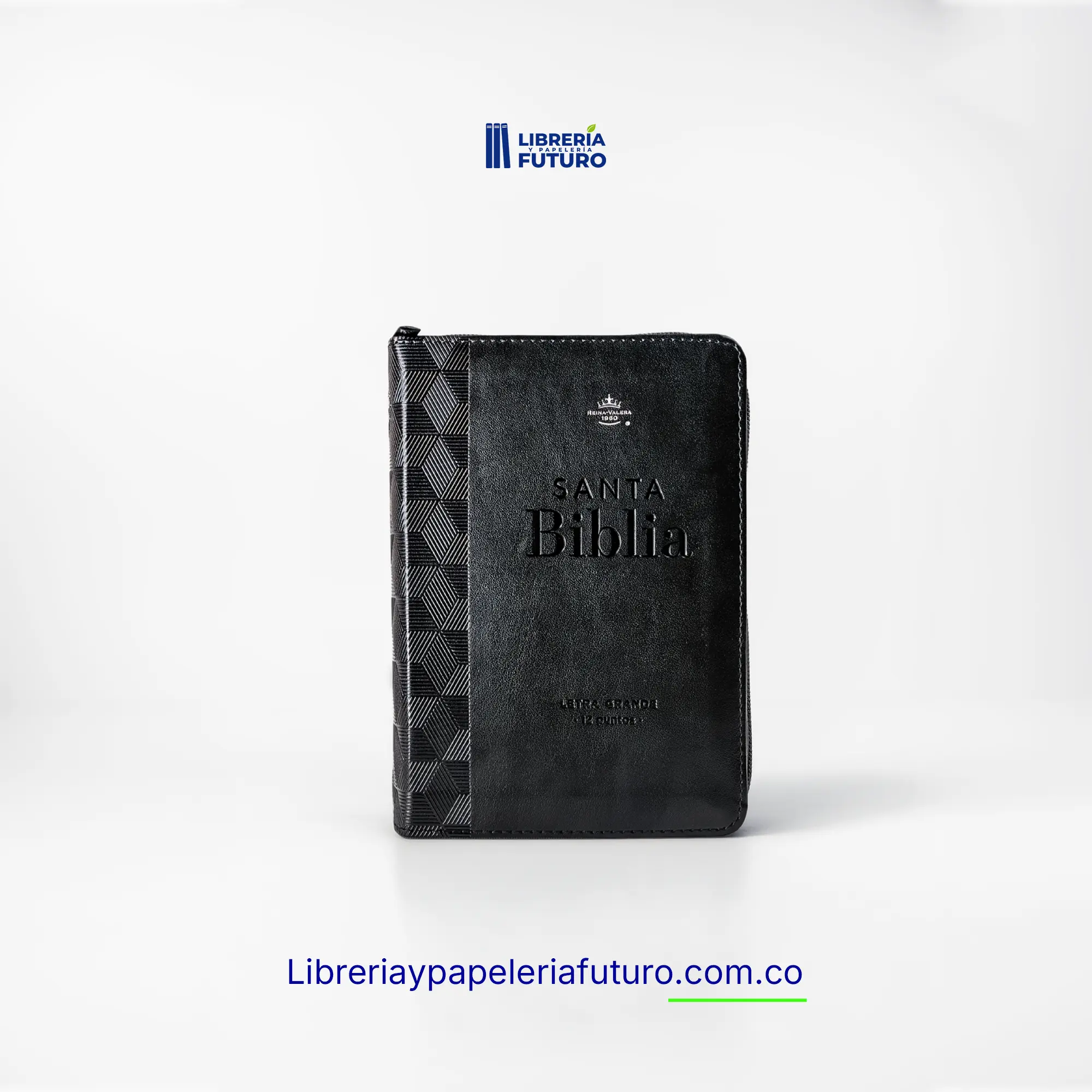Biblia pequeña negra rombos