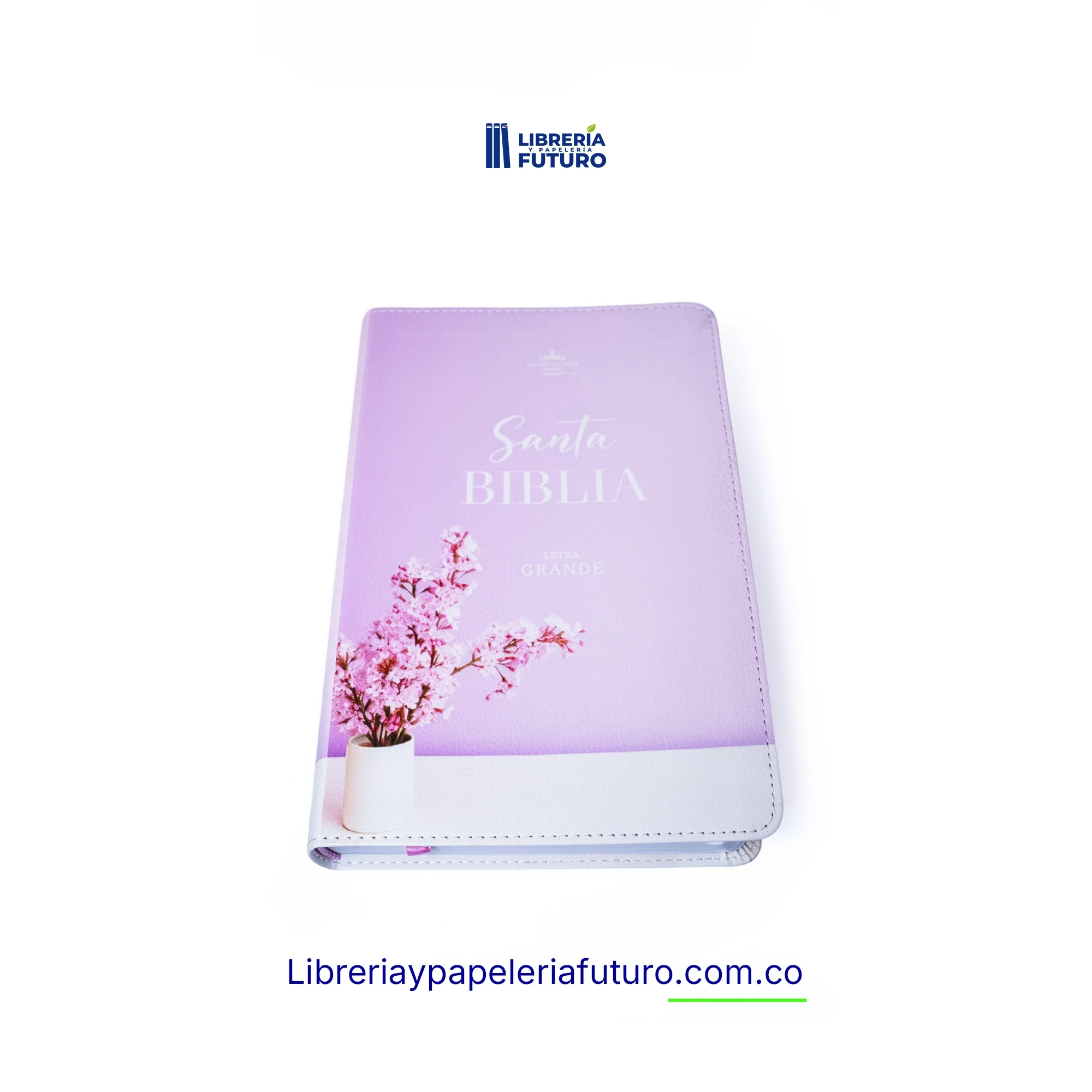 Biblia mediana lila almendros - Image 5