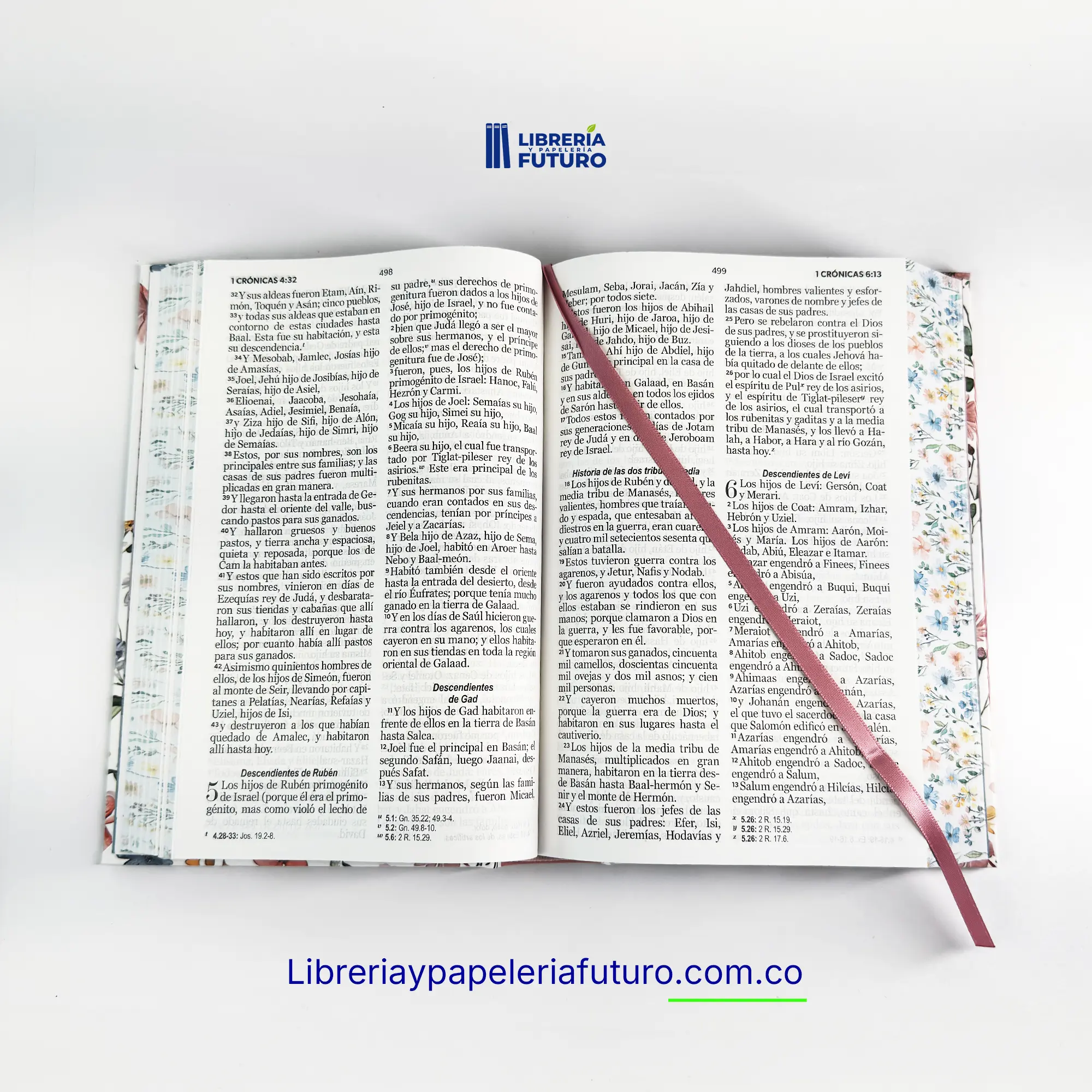Biblia mediana blanca primavera - Image 5