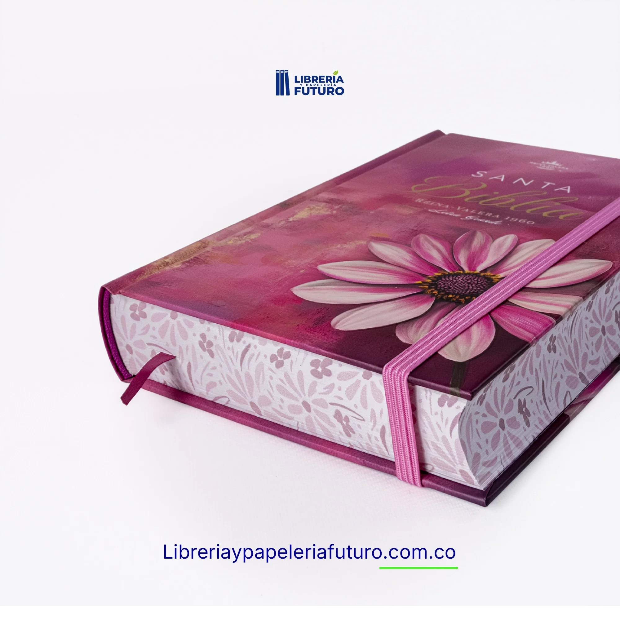 Biblia mediana fucsia primavera - Image 4
