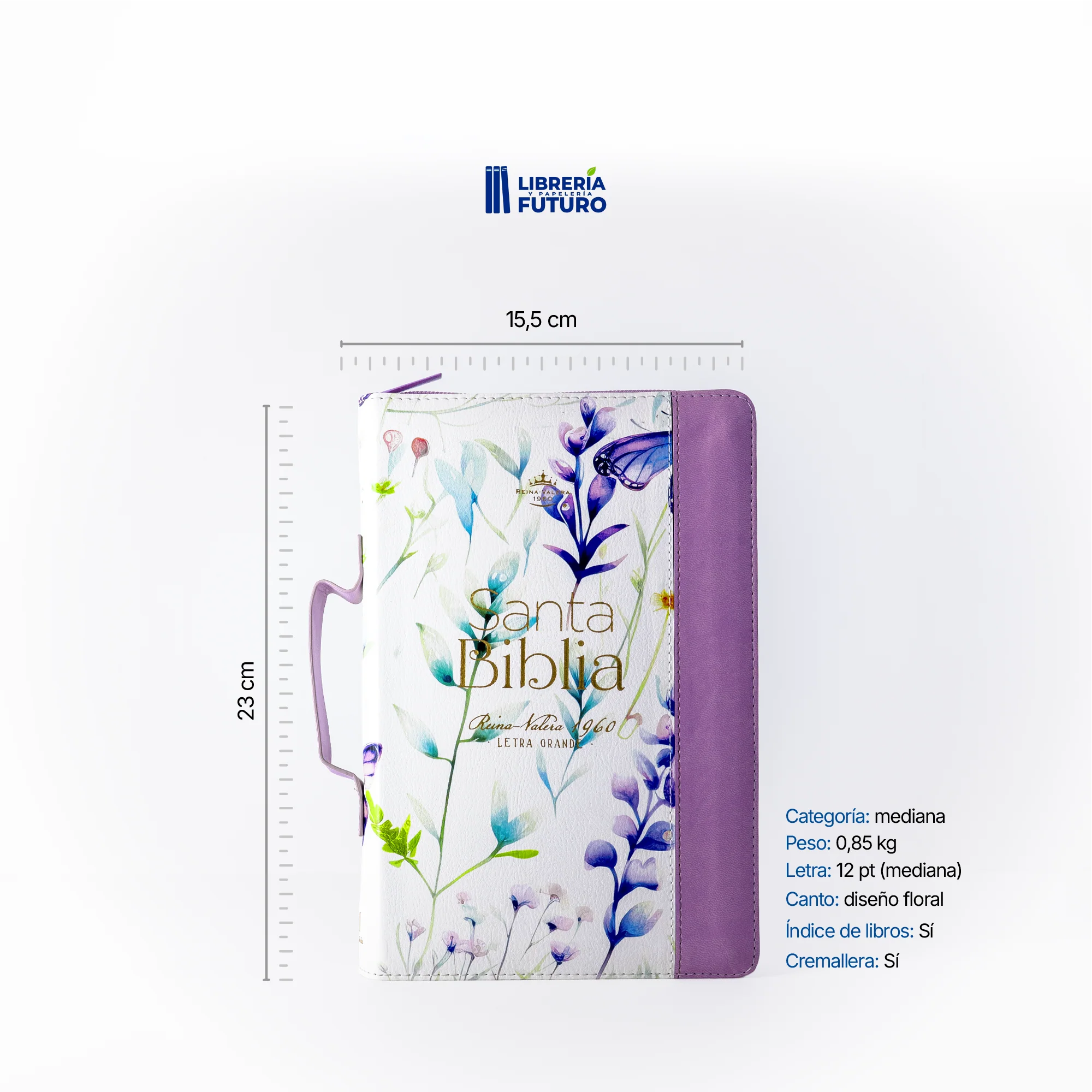 Biblia mediana lila primavera - Image 2