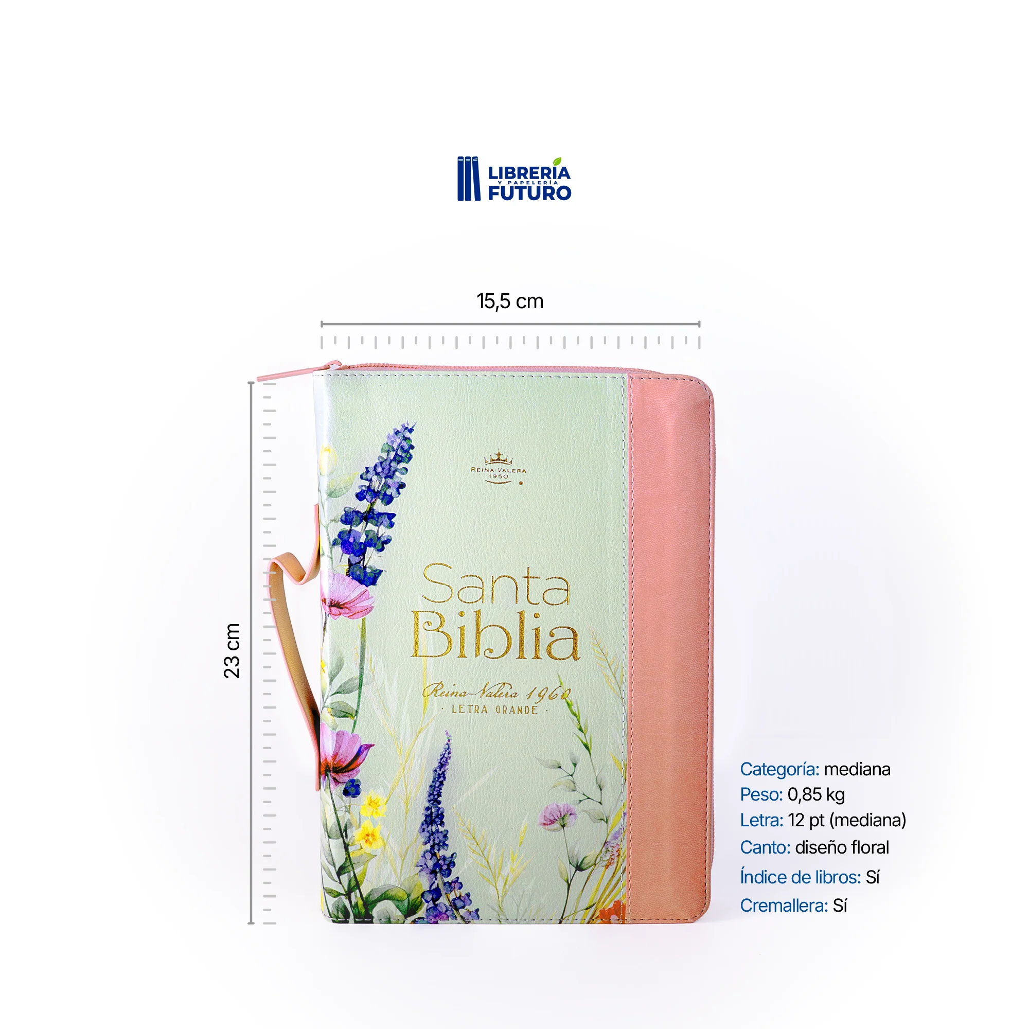 Biblia mediana menta rosa primavera - Image 2