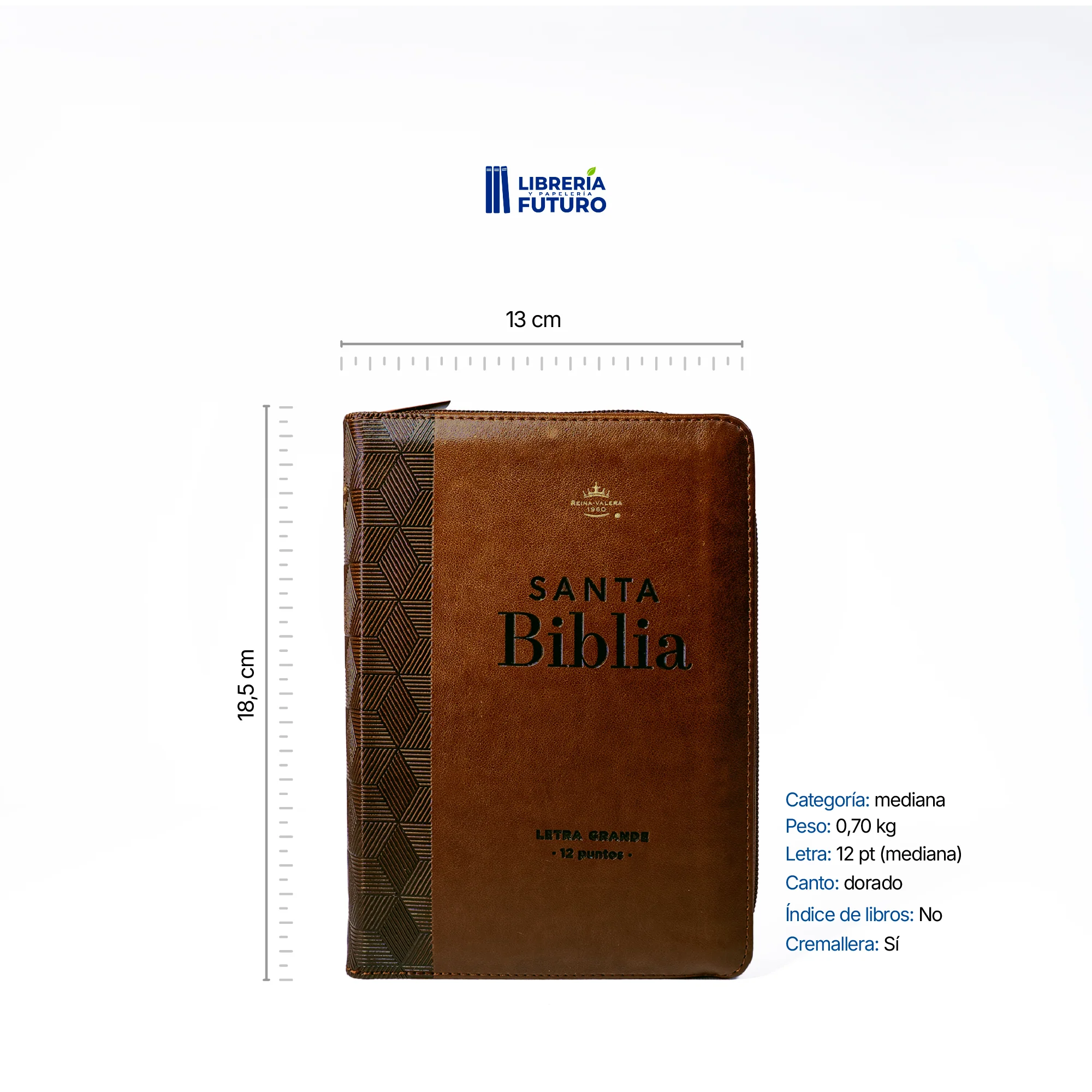 Biblia pequeña café rombos - Image 2
