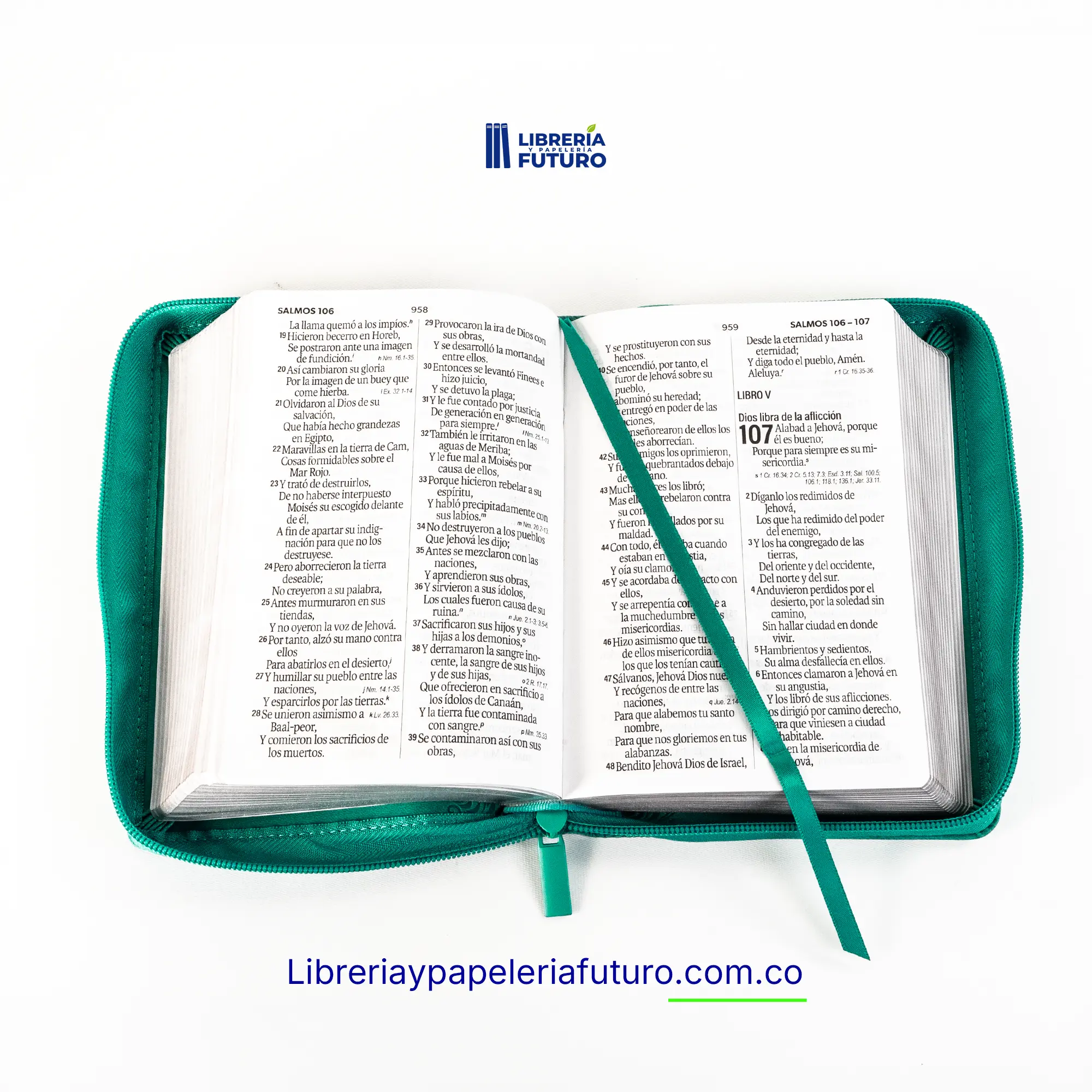 Biblia pequeña turquesa - Image 3
